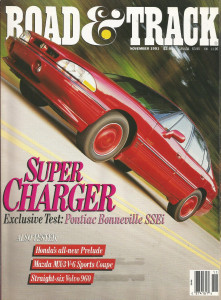 ROAD & TRACK 1991 NOV - SSEi, Si4WS, MORETTI, MX3 GS